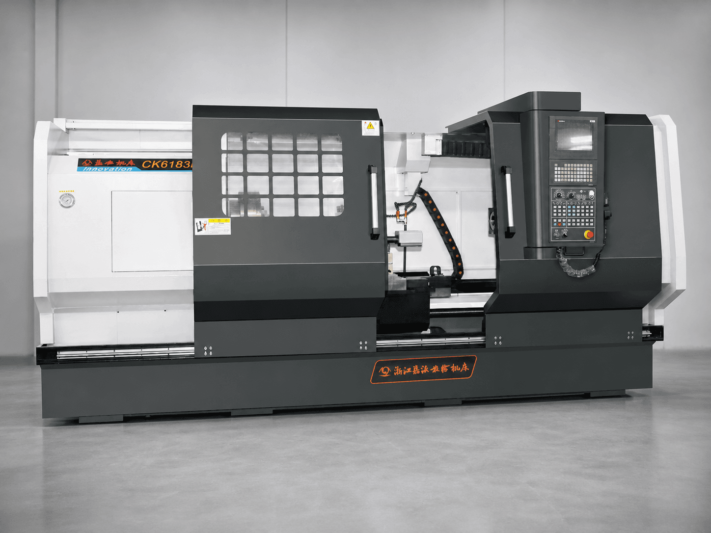 CK6183 CNC lathe — AI-assisted product visual